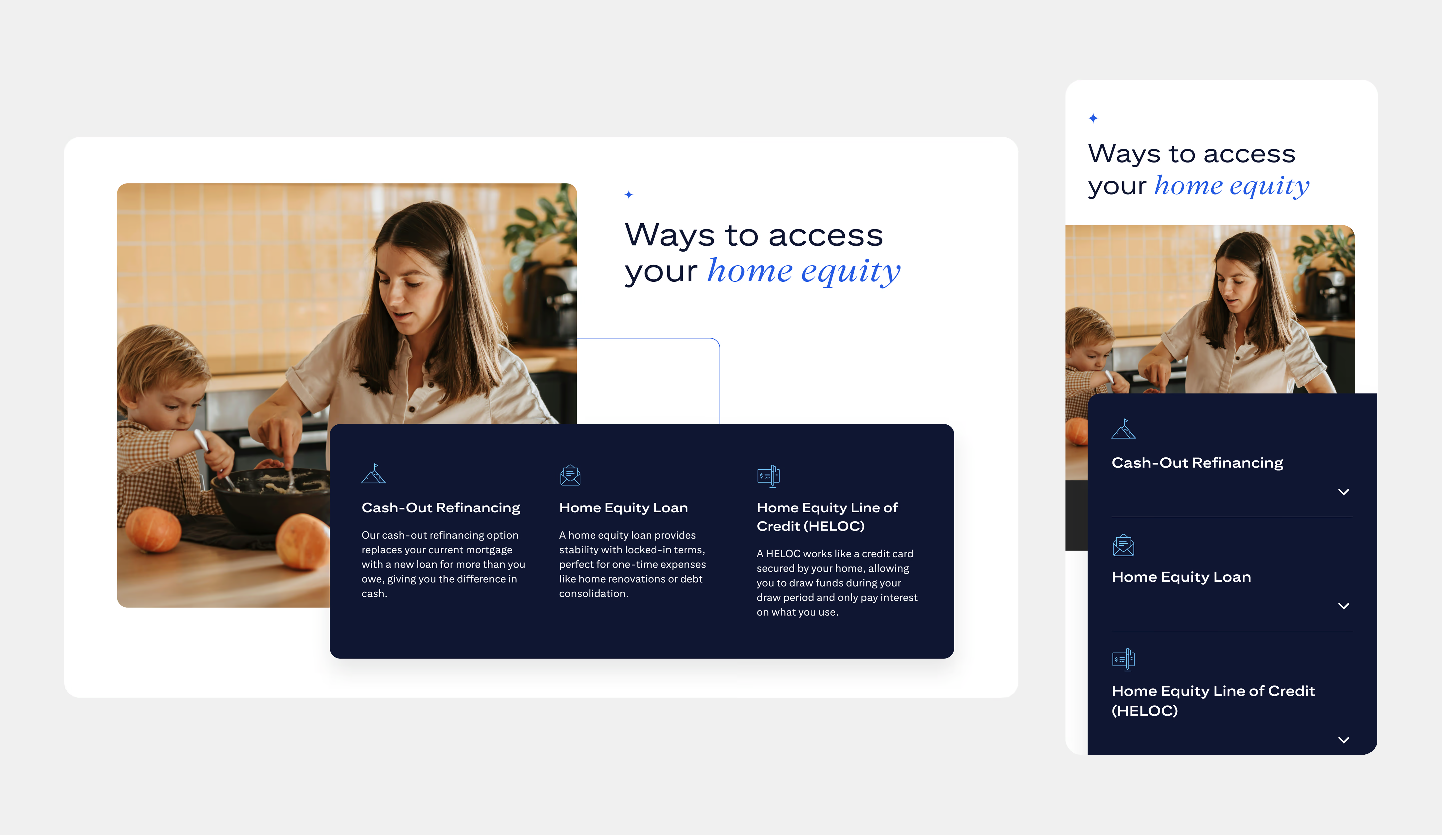 A mockup of the project